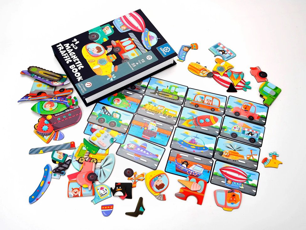 Magnetic Puzzle Book – Means of Transport