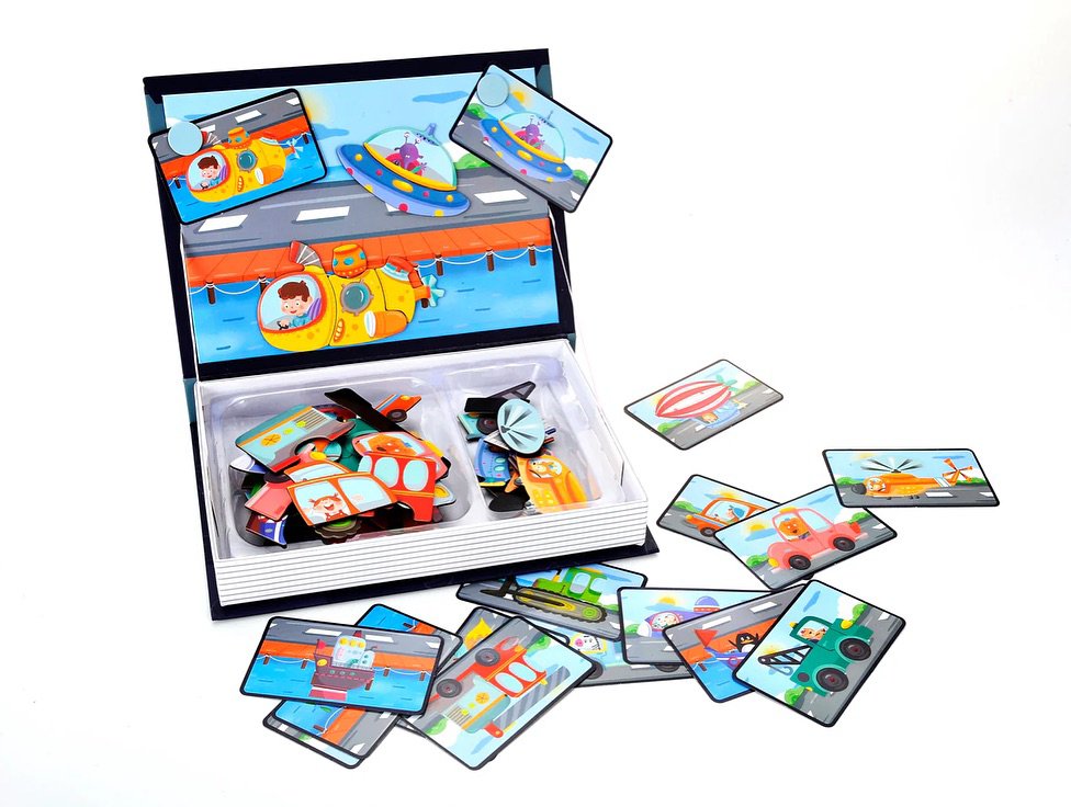 Magnetic Puzzle Book – Means of Transport
