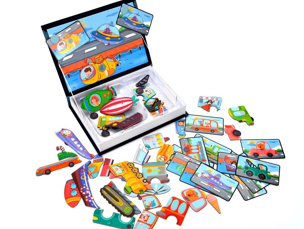 Magnetic Puzzle Book – Means of Transport