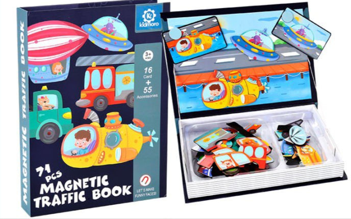Magnetic Puzzle Book – Means of Transport