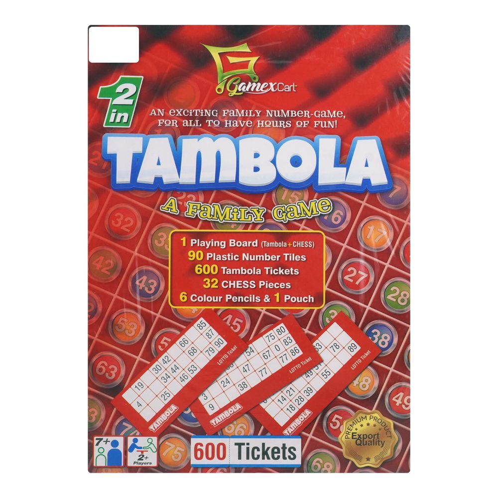 Gamex Cart Tambola And Chess Game