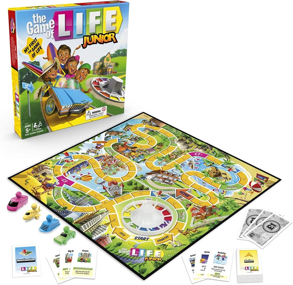 Splendour. The Game of Life Junior Board Game for Kids Ages 5 and Up, Game for 2-4 Players