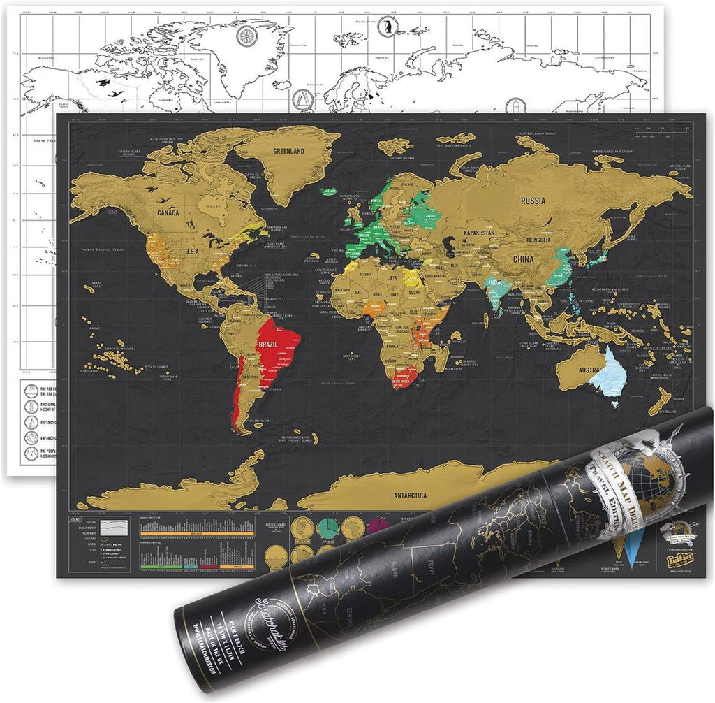 Scratch off World Map