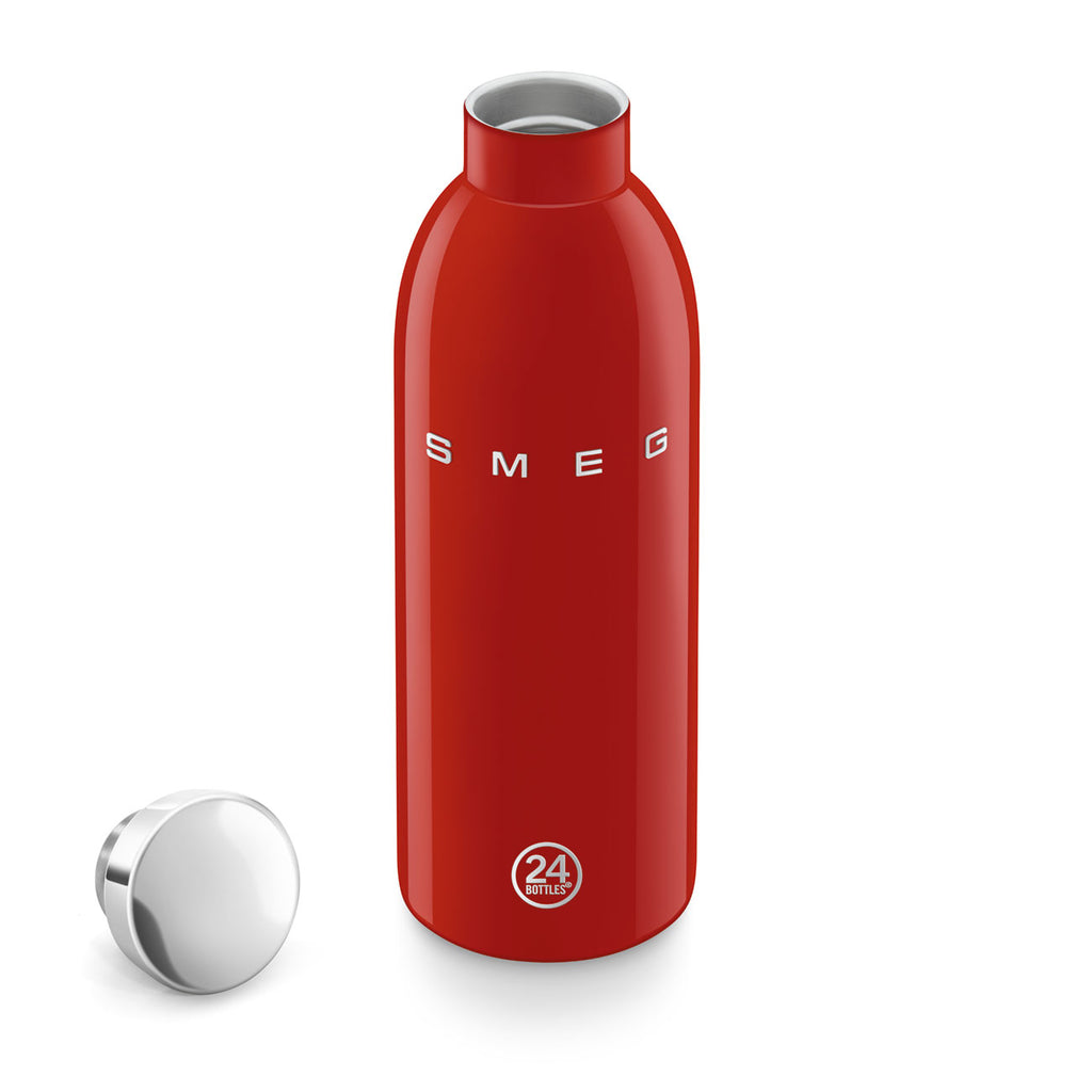 SMEG Insulated bottle red