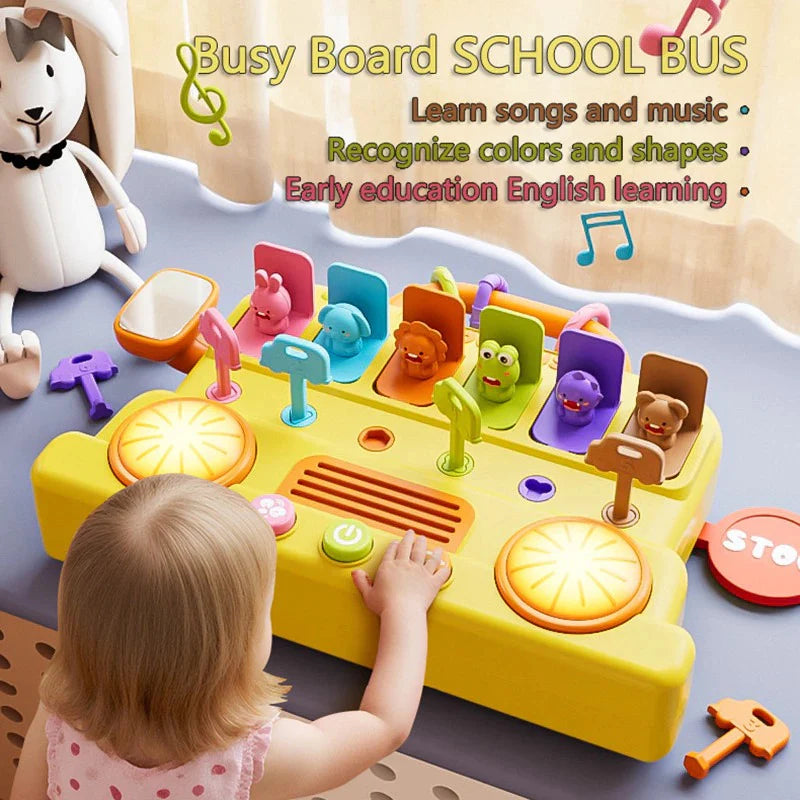 6in1 Educational Busy Bus
Activity Busy Board For Toddlers -
B69