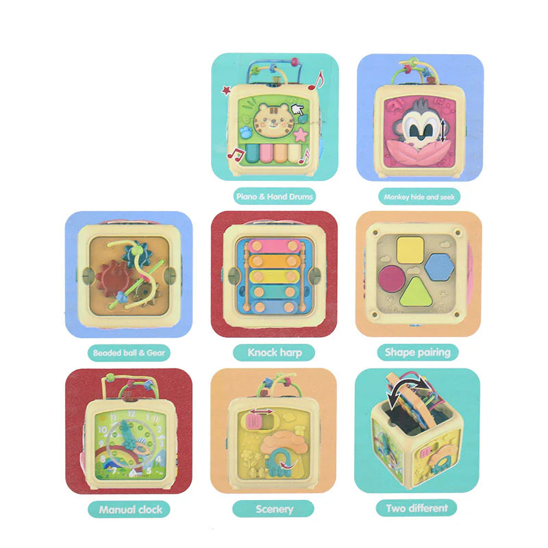 Activity Cube for Kids 8 in 1