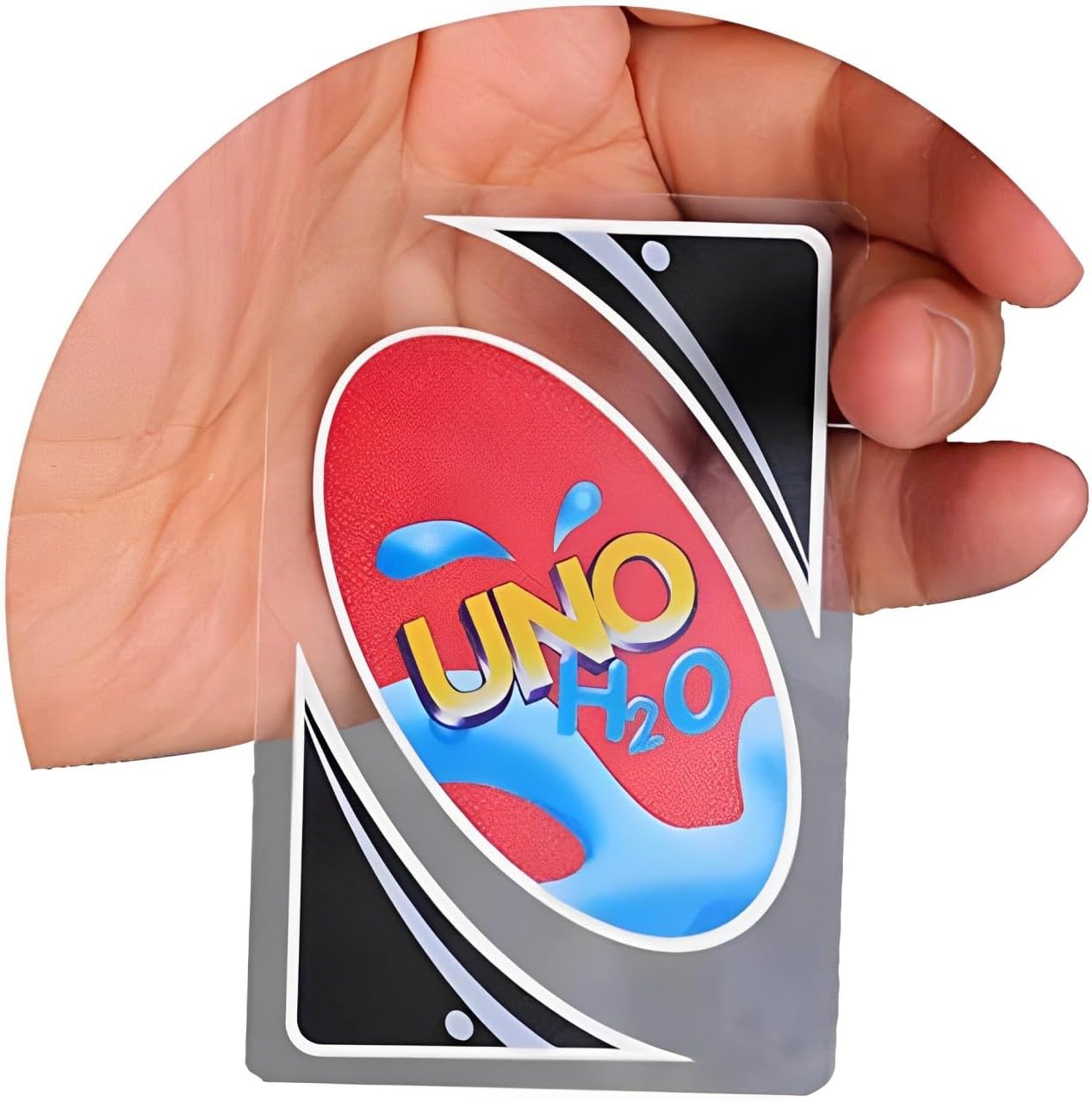 UNO H2O Card Game Waterproof Clear Plastic