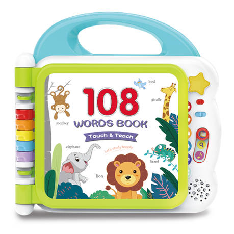 108 Kids Words Book with Bluetooth - Multi Color