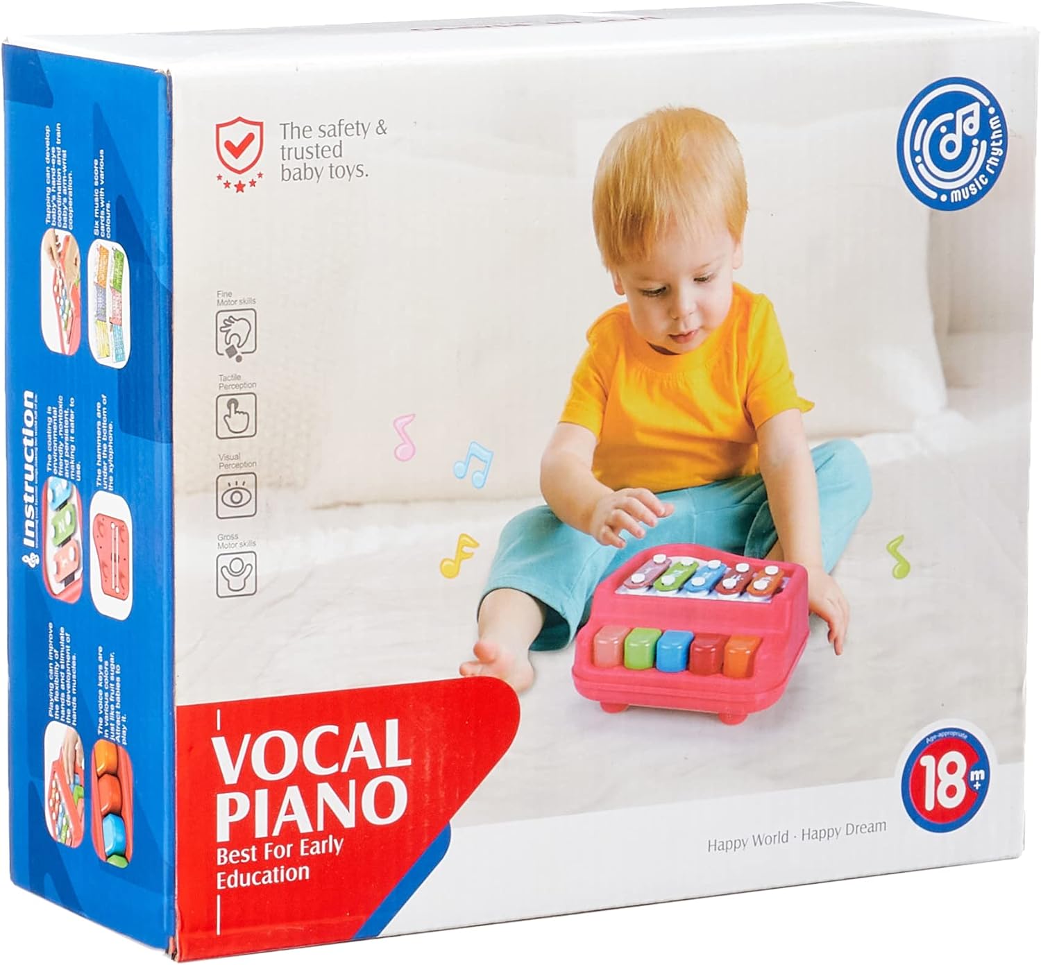 Huanger Vocal Piano with Five Tones Multi Color