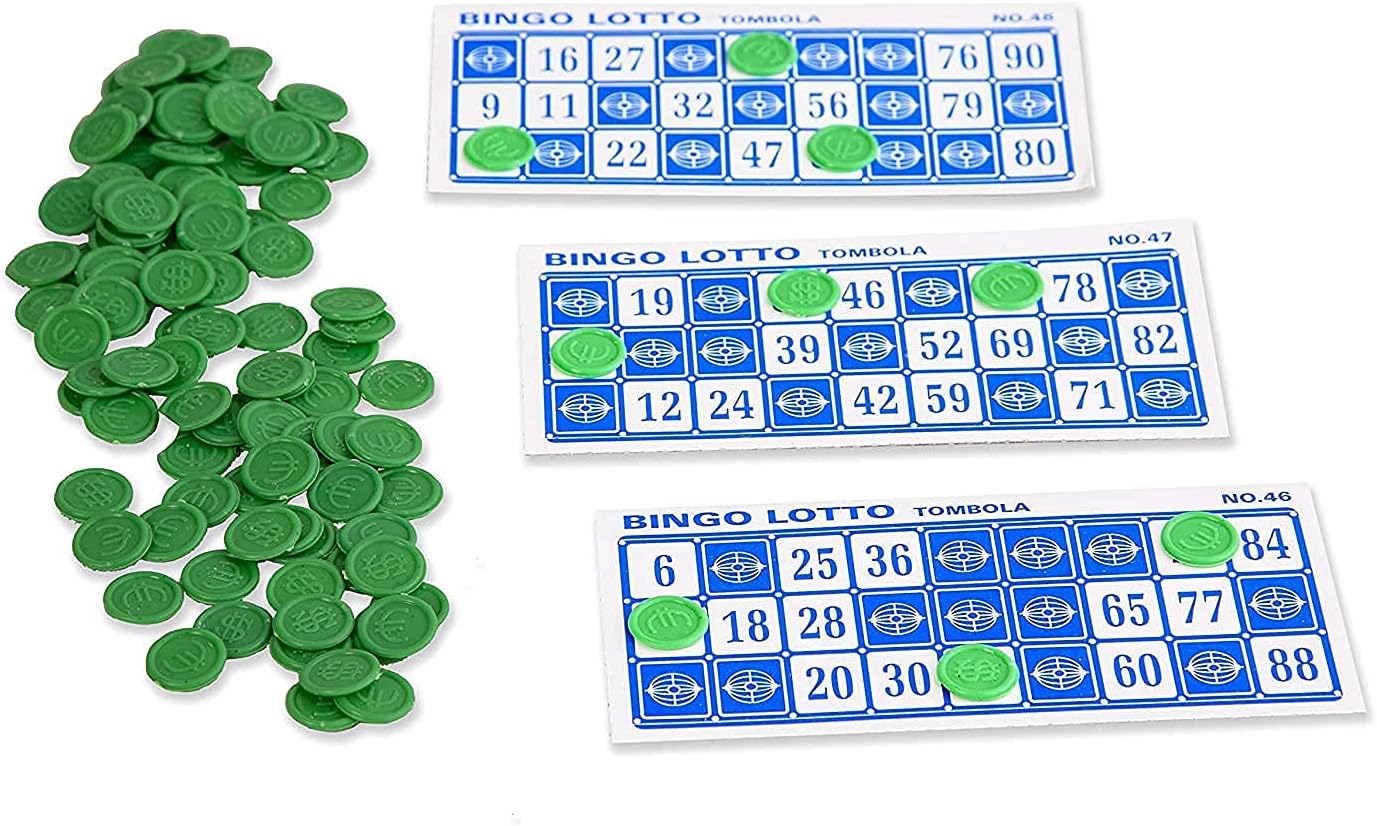 Bingo Machine, Table Game with 90 Number Balls and 48 Cards Lucky Play Game Machine Toys, Family Game for children and adults