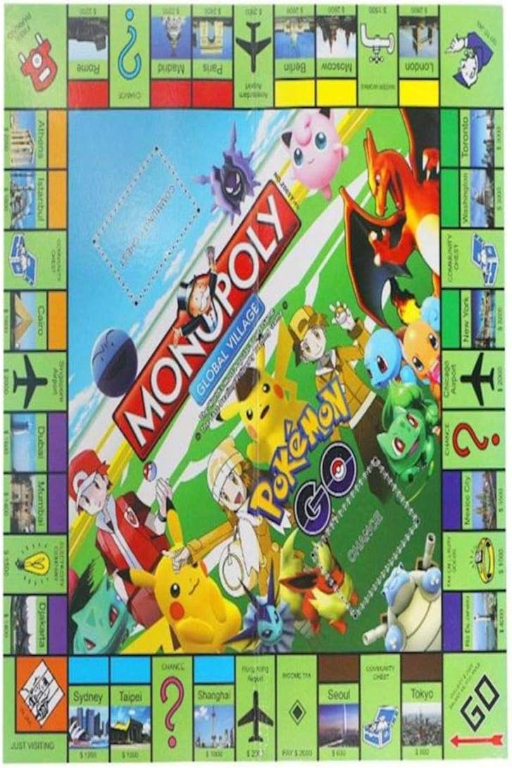 Monopoly Global Village Pokemon Junior Board