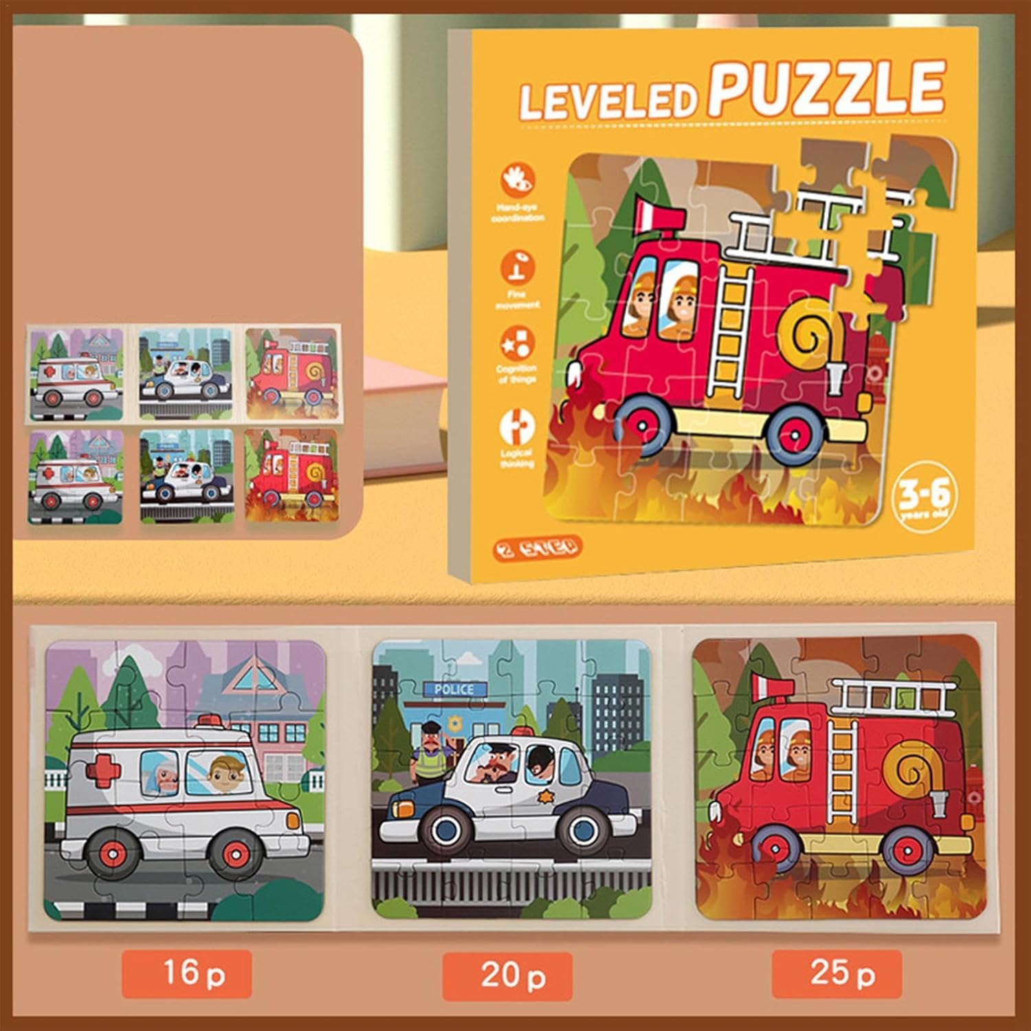 Magnetic Puzzle | Travel Jigsaw Puzzle Magnet Puzzle Book | Jigsaw Puzzle Toys, Airplanes, Car Road Trip Activities, Preschool Learning Activities for Boys and Girls