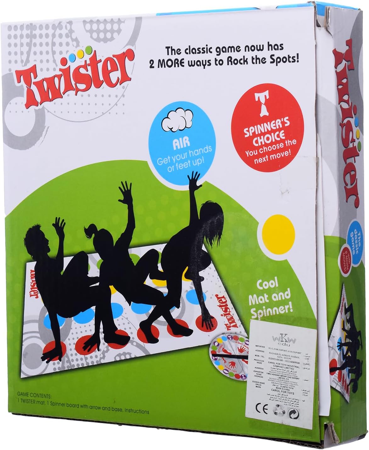 Twister Mat Toy For Kids - Multi Color
