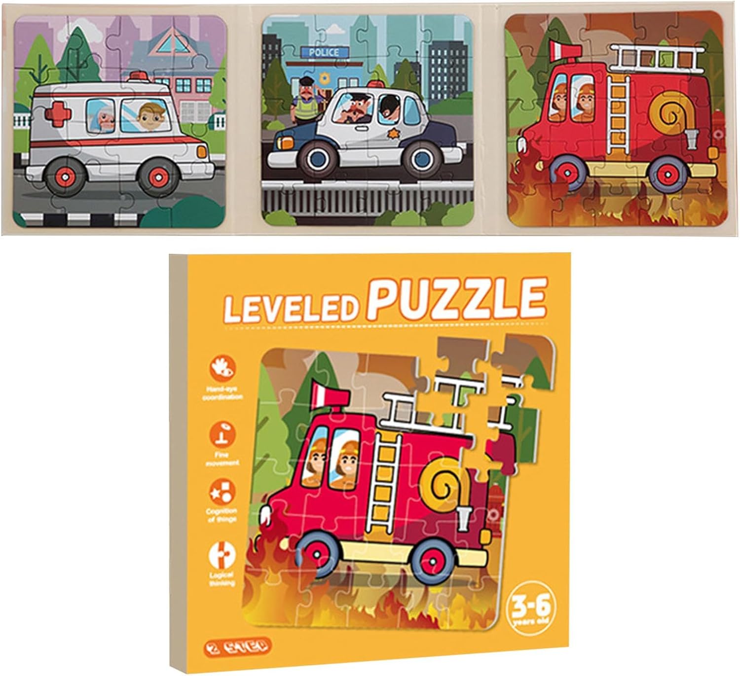 Magnetic Puzzle | Travel Jigsaw Puzzle Magnet Puzzle Book | Jigsaw Puzzle Toys, Airplanes, Car Road Trip Activities, Preschool Learning Activities for Boys and Girls