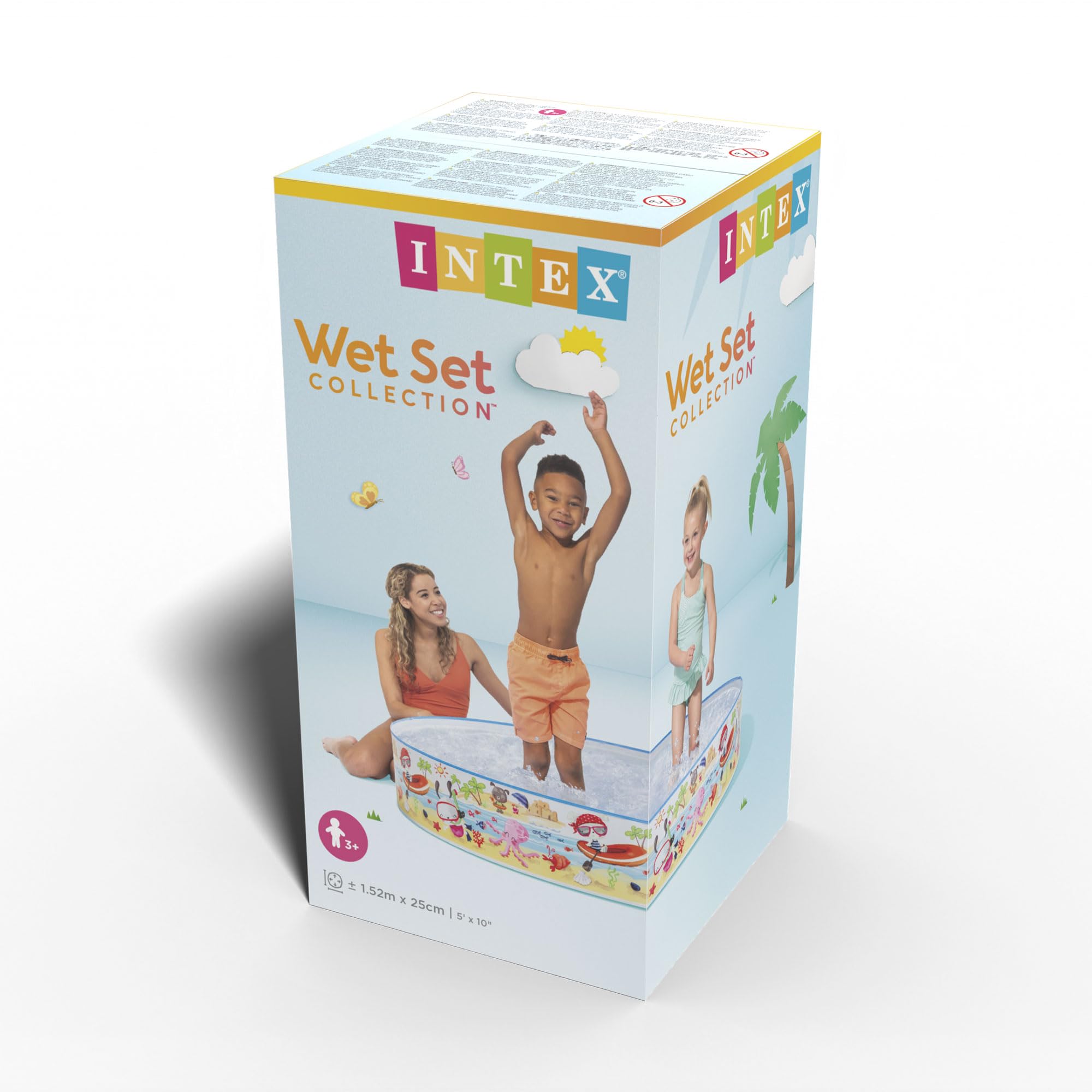 Intex Beach Days Snapset Instant Kids Swimming Pool