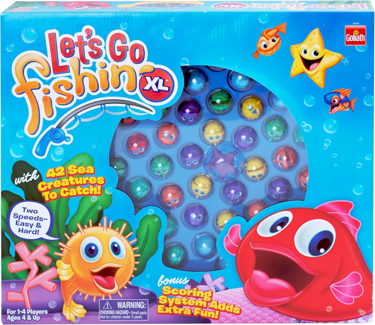 Pressman Let's Go Fishin' XL: Deep Sea Edition, Multicolor, 5"