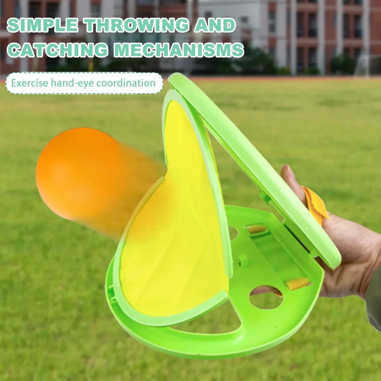 KIDS HAND CATCH & THROW BALL GAME - 2PC