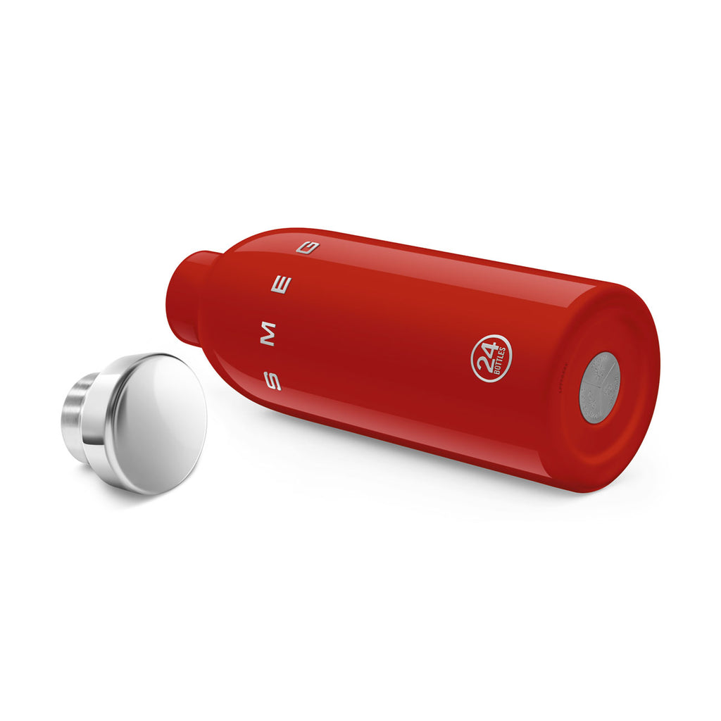 SMEG Insulated bottle red