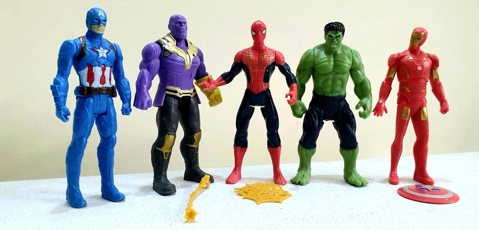 Avenger Super Hero Action Figure Toy Set ( Set of 5 Superheroes )
