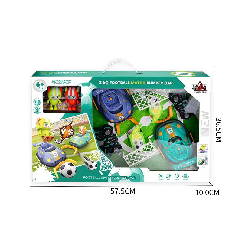 Remote Control 2-Player Bumper Football Car