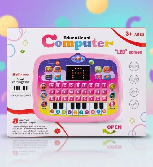 Educational Computer Learning Pad for kids (pink)