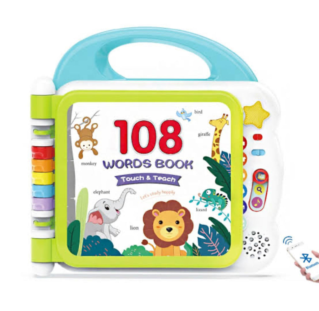 108 Kids Words Book with Bluetooth - Multi Color