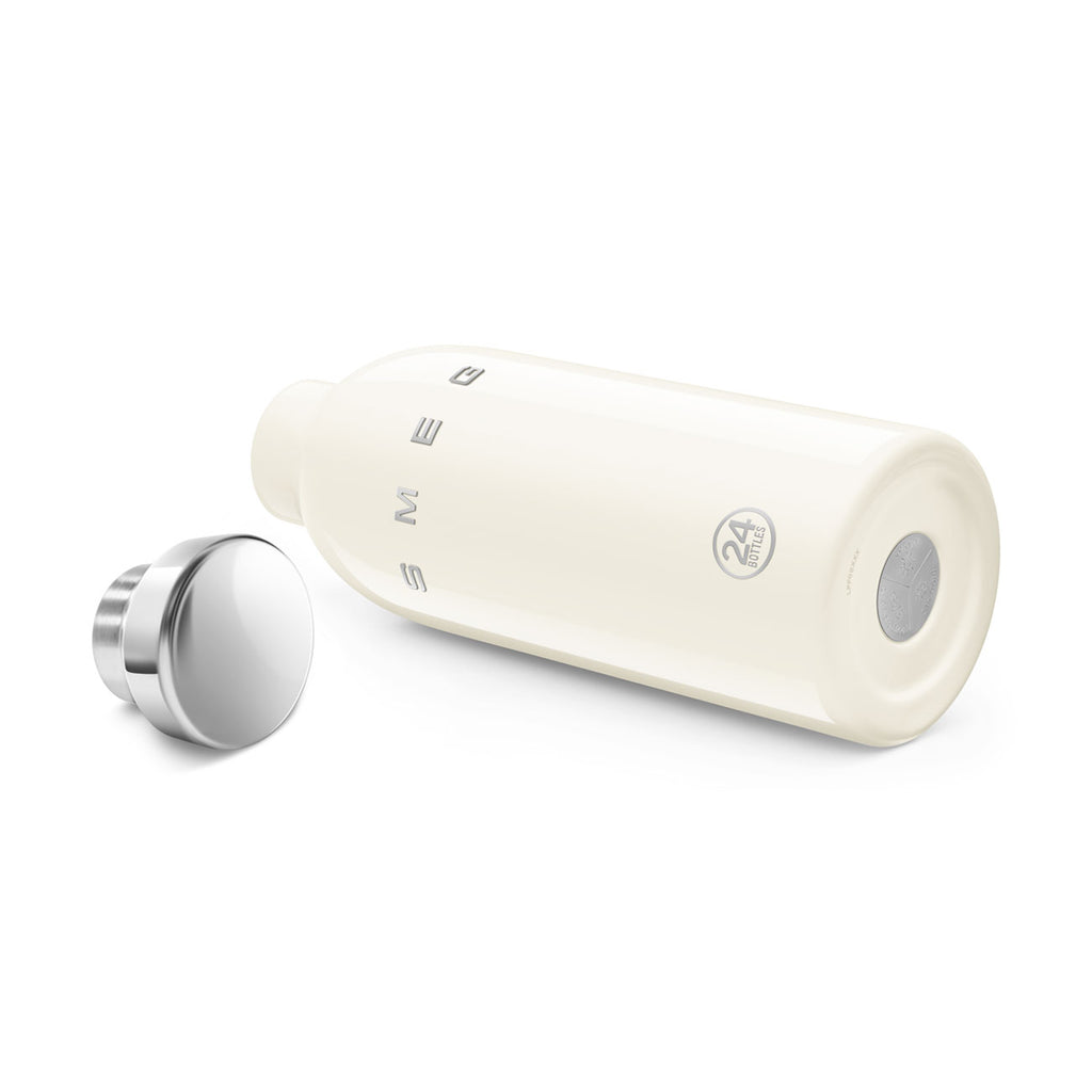 SMEG Insulated bottle off white