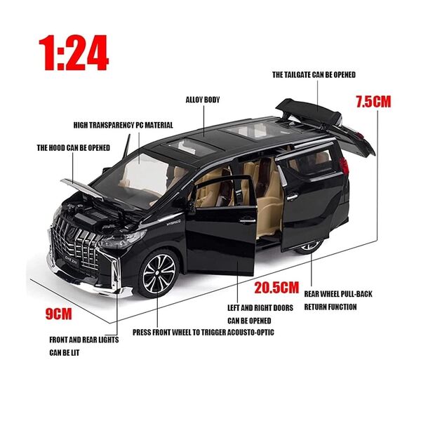 TOYOTA Alphard Car Black