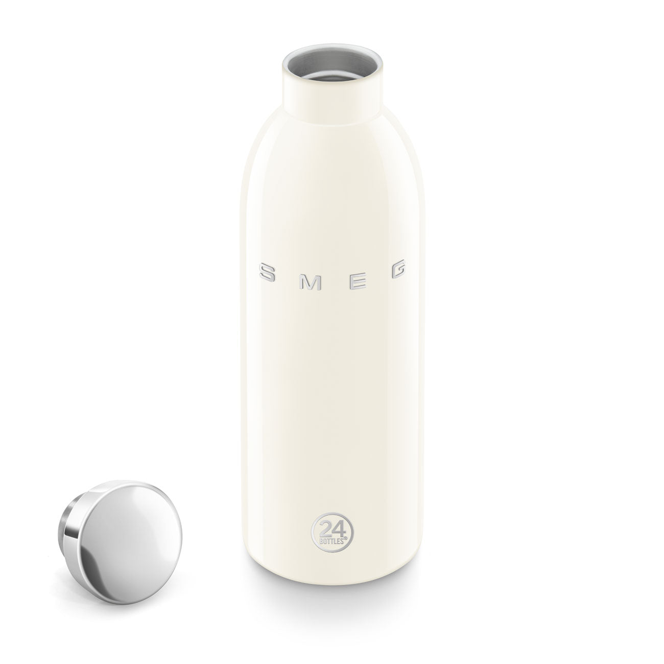 SMEG Insulated bottle off white