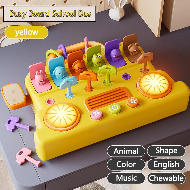 6in1 Educational Busy Bus
Activity Busy Board For Toddlers -
B69