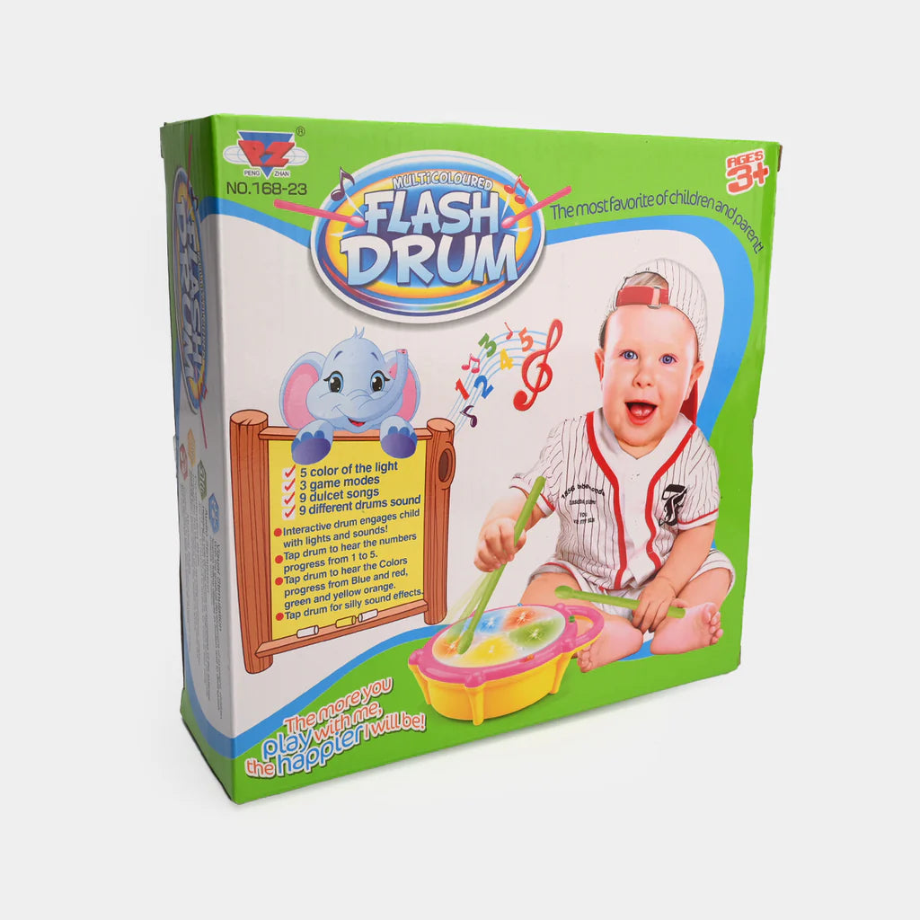 Multicolored Flash Musical Drum