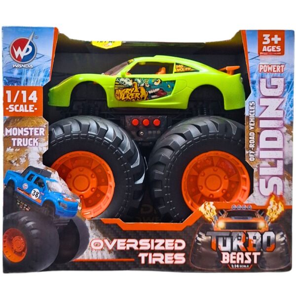 Free Wheel Turbo Beast Monster Truck with Light and Sound