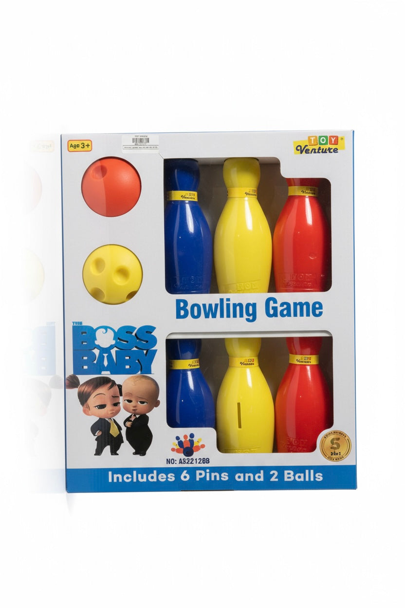 Kids Bowling Set – 6 Pins & 2 Balls