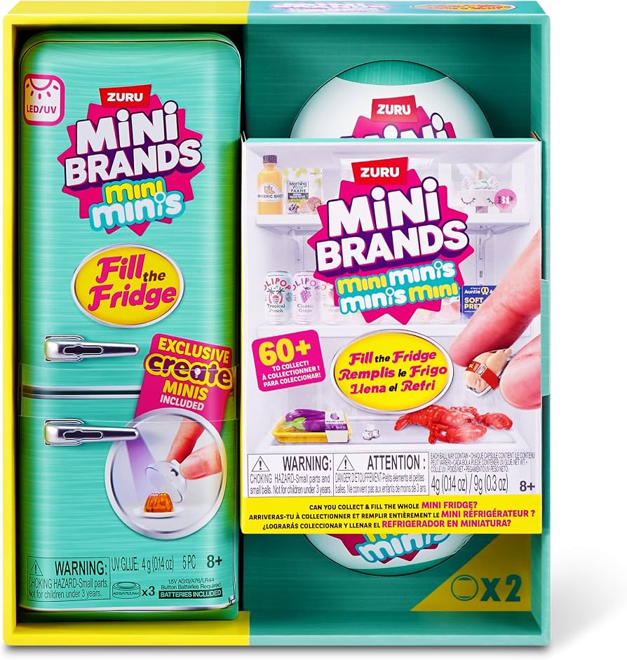 Orignal ZURU Mini Brands Fill the Fridge Playset (Series 1)