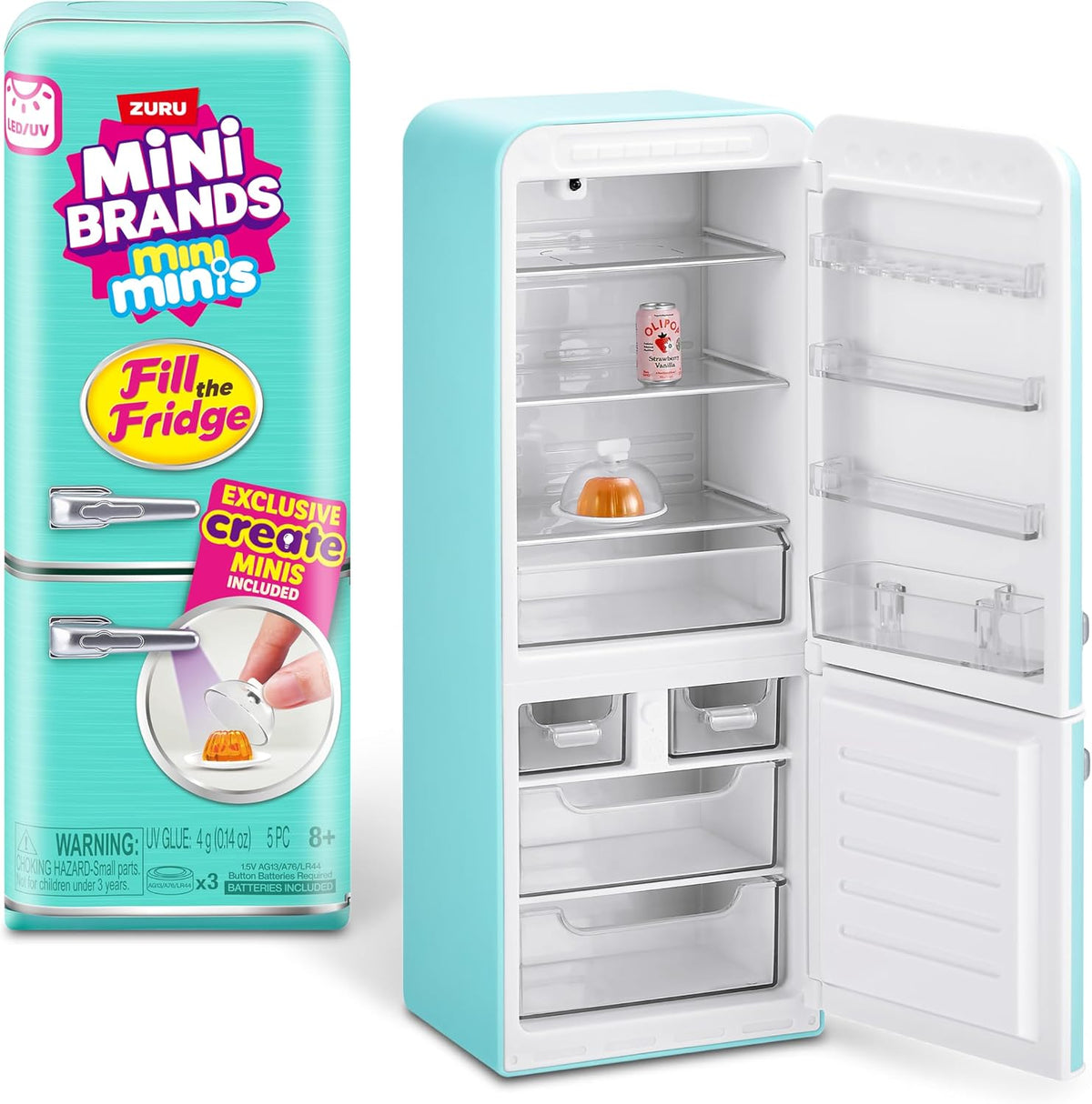 Orignal ZURU Mini Brands Fill the Fridge Playset (Series 1)