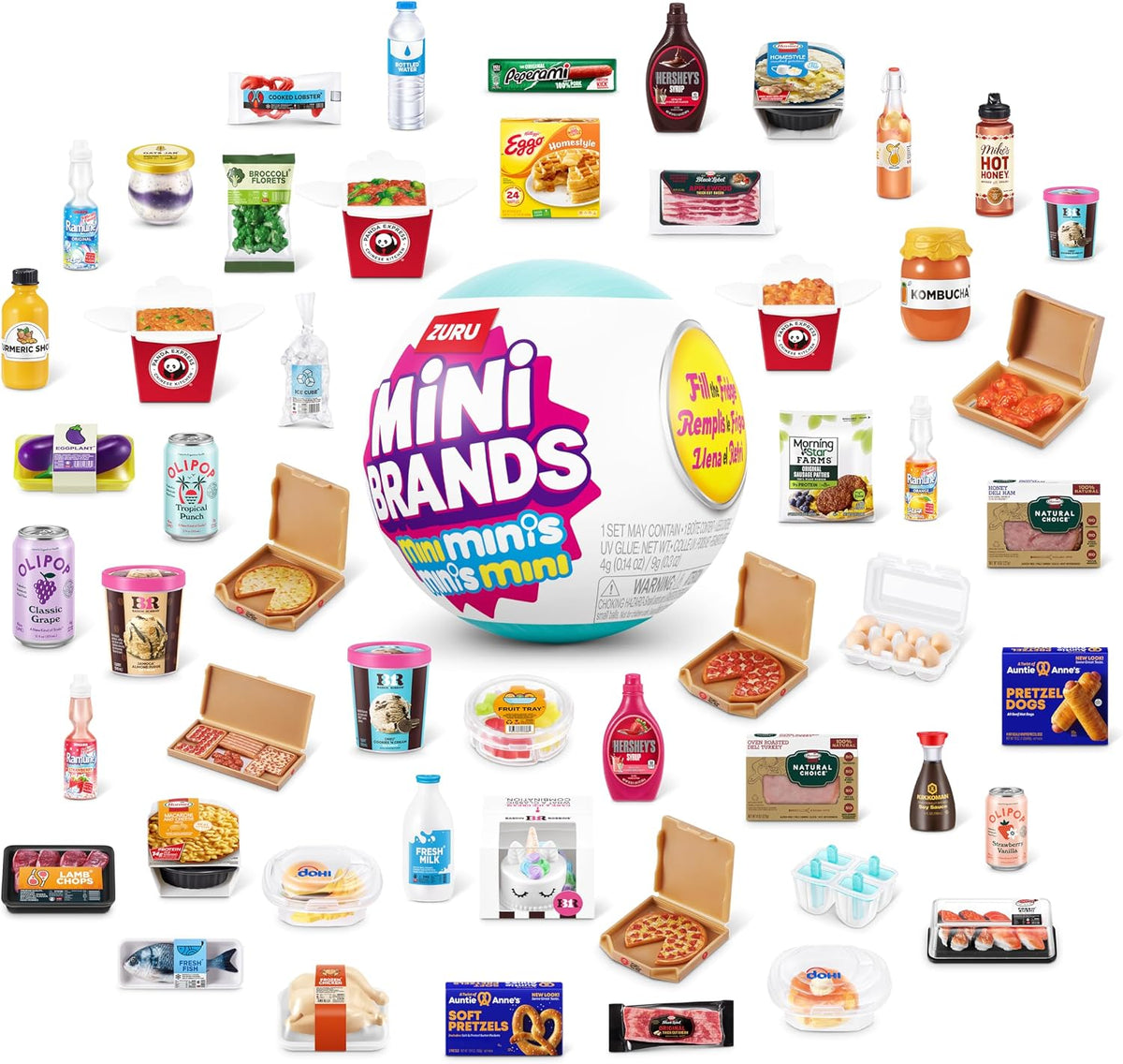 Orignal ZURU Mini Brands Fill the Fridge Playset (Series 1)