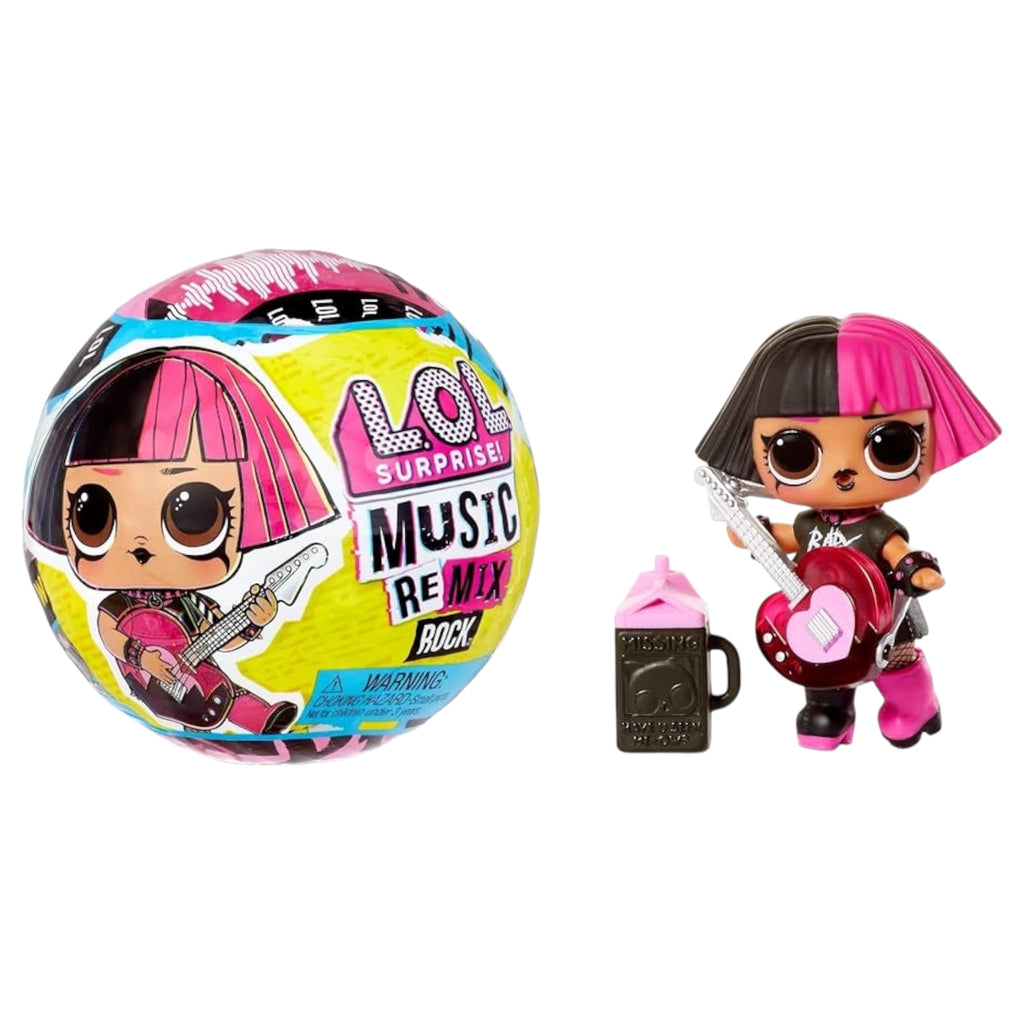 LOL Surprise! Music Remix Rock – 6-Piece Surprise Fashion Doll Set