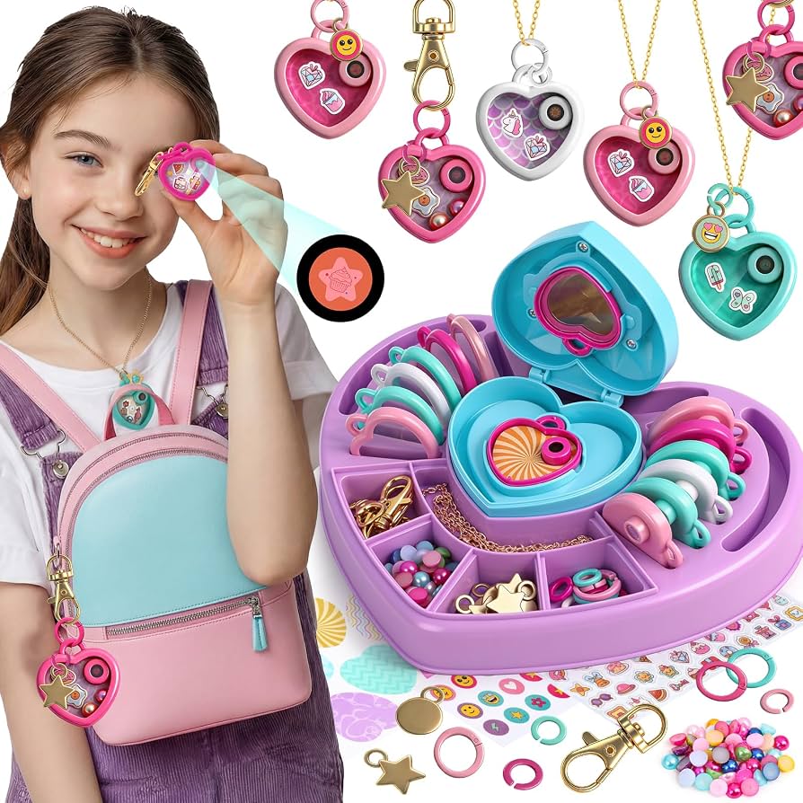 Love & Locket Girls’ Jewelry Making & Beauty Set
