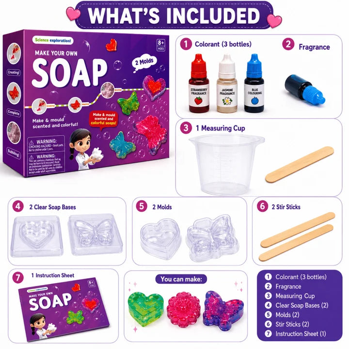 Play N Learn Science Explore Soap Making Kit for Kids