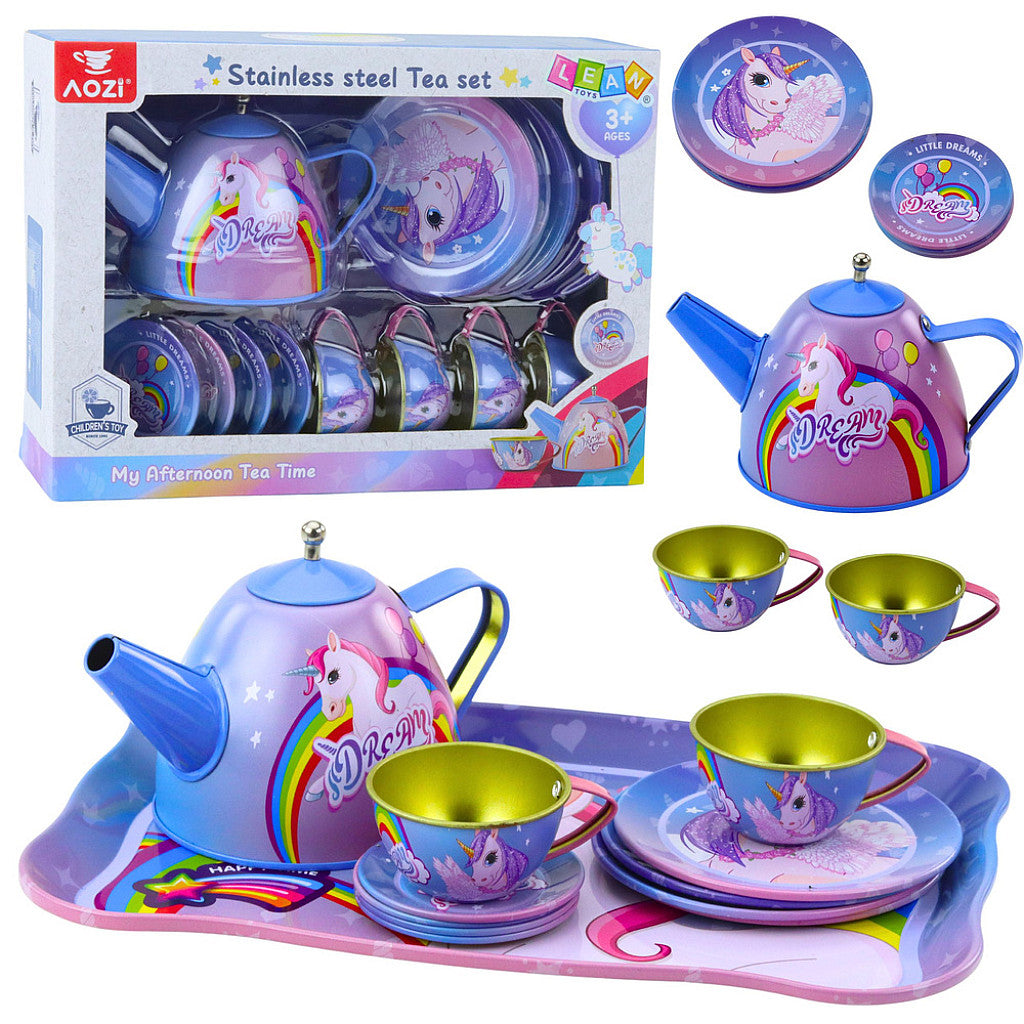 AOZI Stainless Steel Unicorn Tea Set