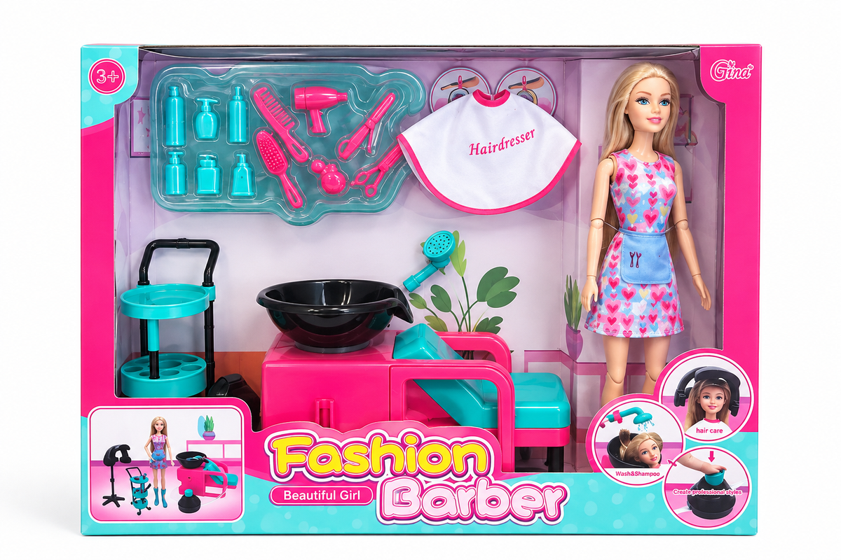 Fashion Girl Salon – Beauty & Hairdresser Playset