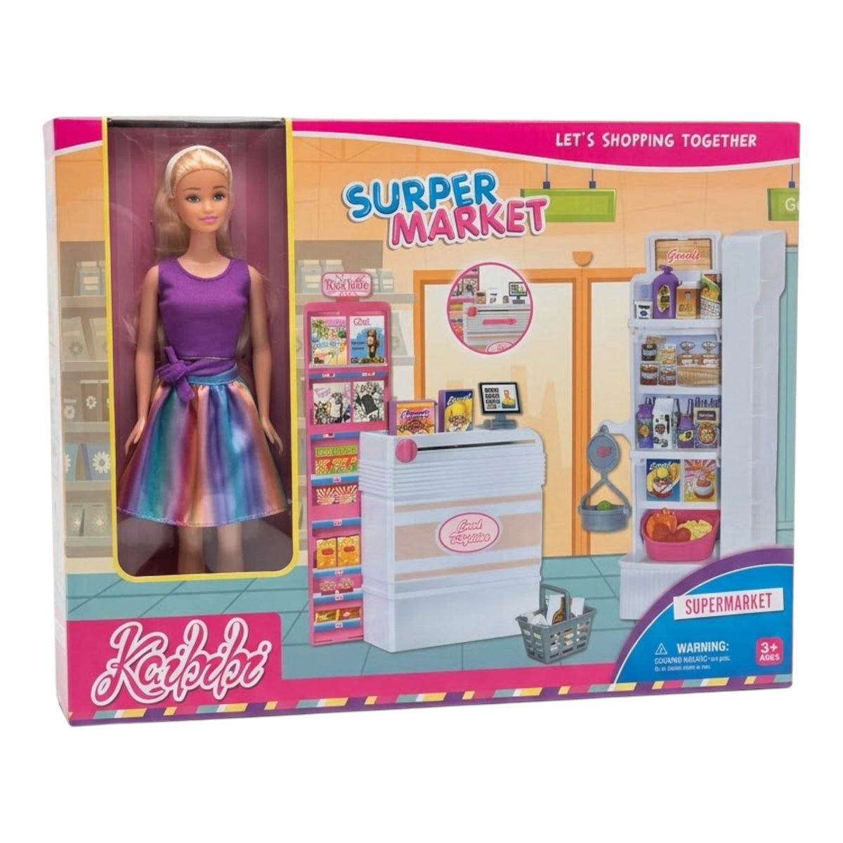 Kaibibi Supermarket Doll Playset