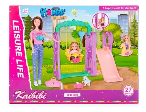 Kaibibi Happy Moment Go to Park doll playset.