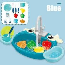 Animal sink electric washbasin with a 180° rotating faucet and circulating water.