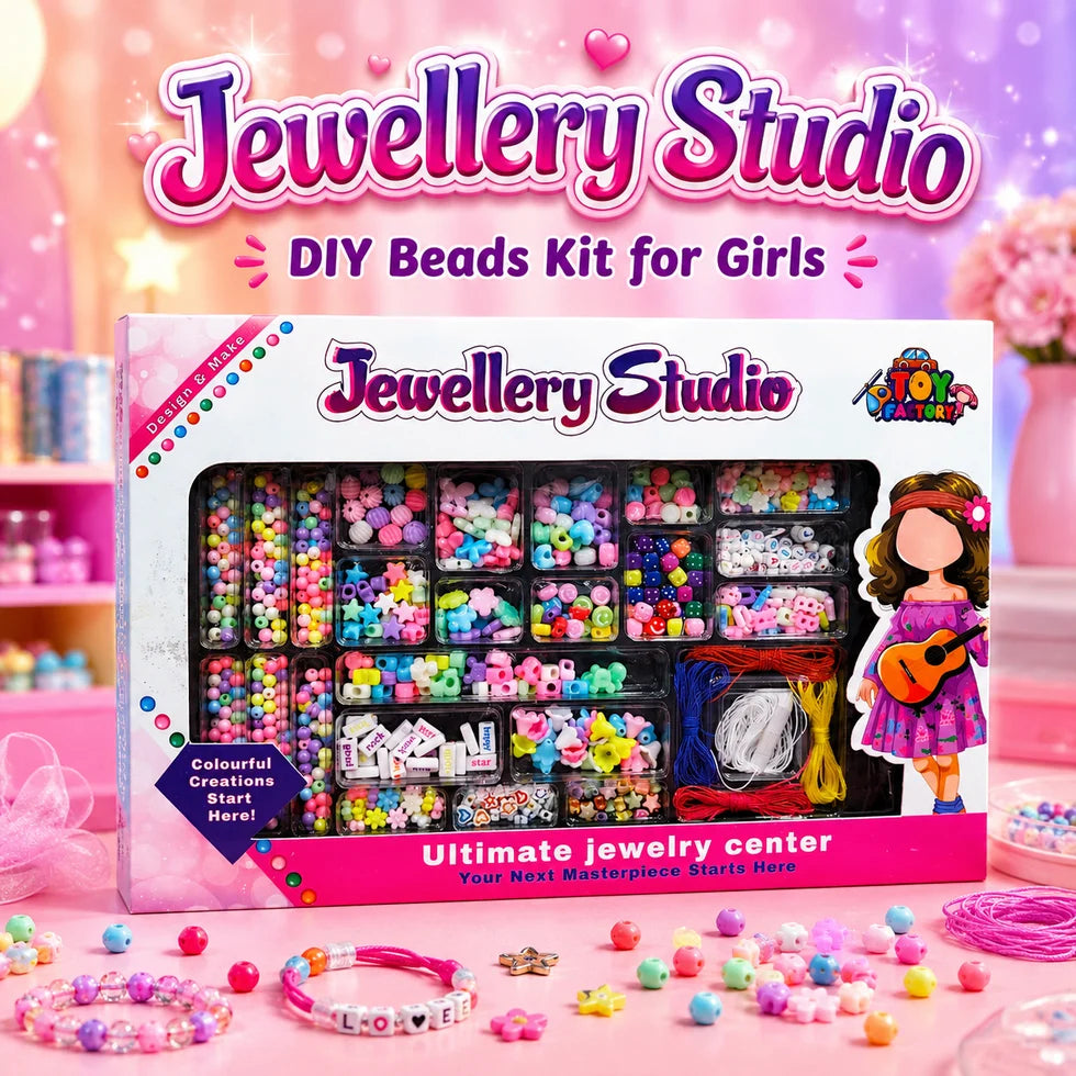 Jewellery Studio DIY Beads Kit for Girls (TF-004)