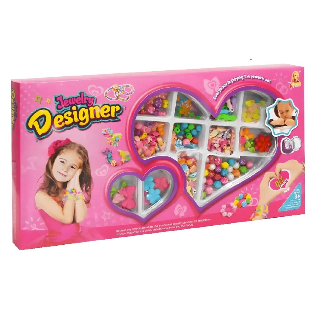 Kids Jewelry Designer Beads Set for Bracelets Making