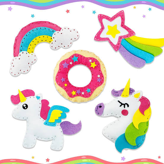Unicorn Sewing Craft Kit for Girls – Creative DIY Stitching Set