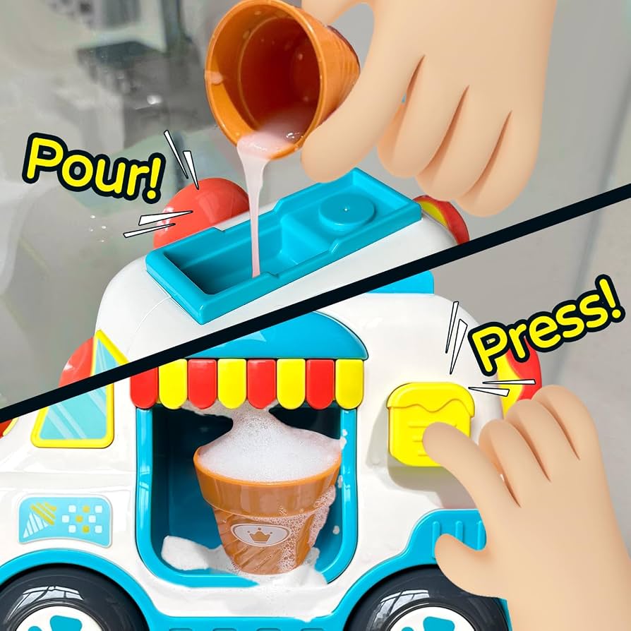 Huanger Ice Cream Truck / Ice Cream Van Toy