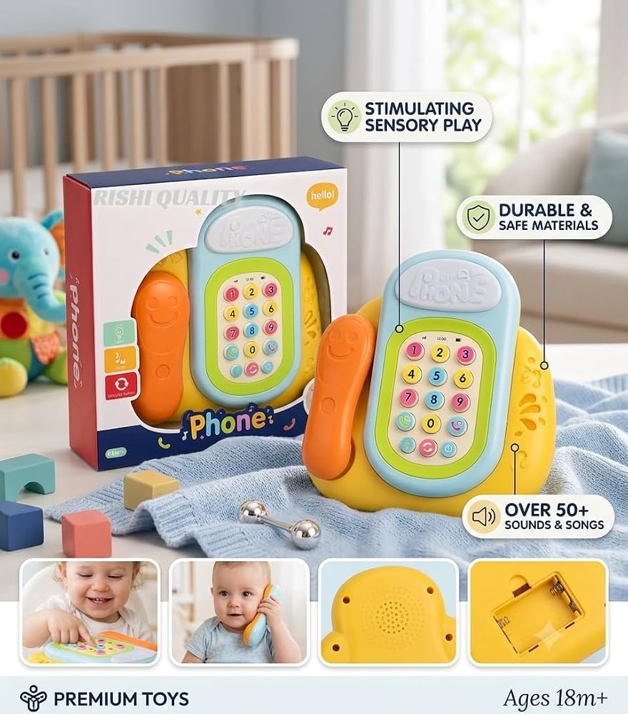 YaLi Toys Fun Time Musical Telephone