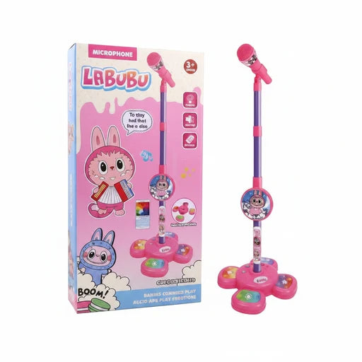 Labubu Theme Microphone with Light & Sound